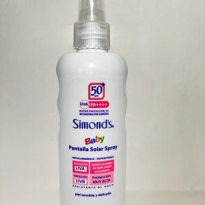 SIMONDS BABY PANTALLA SOLAR FPS50 SPRAY 190 ML