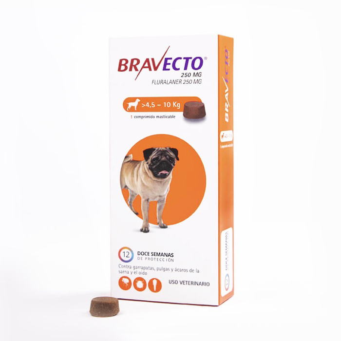 Bravecto 12 Semanas 4,5 A 10Kg 1Comp. Mast