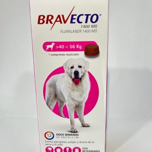 Bravecto 12 Semanas 40 A 56Kg 1Comp. Mast