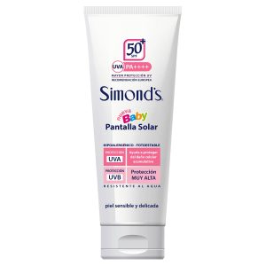 SIMONDS BABY PANTALLA SOLAR FPS50 POMO 200 ML