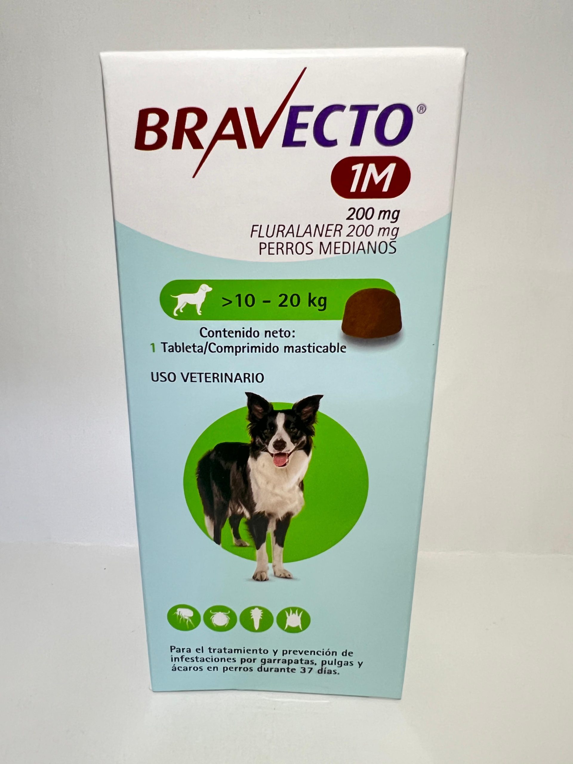 Bravecto 1M Perro 10 A 20Kg 1Comp. Mast