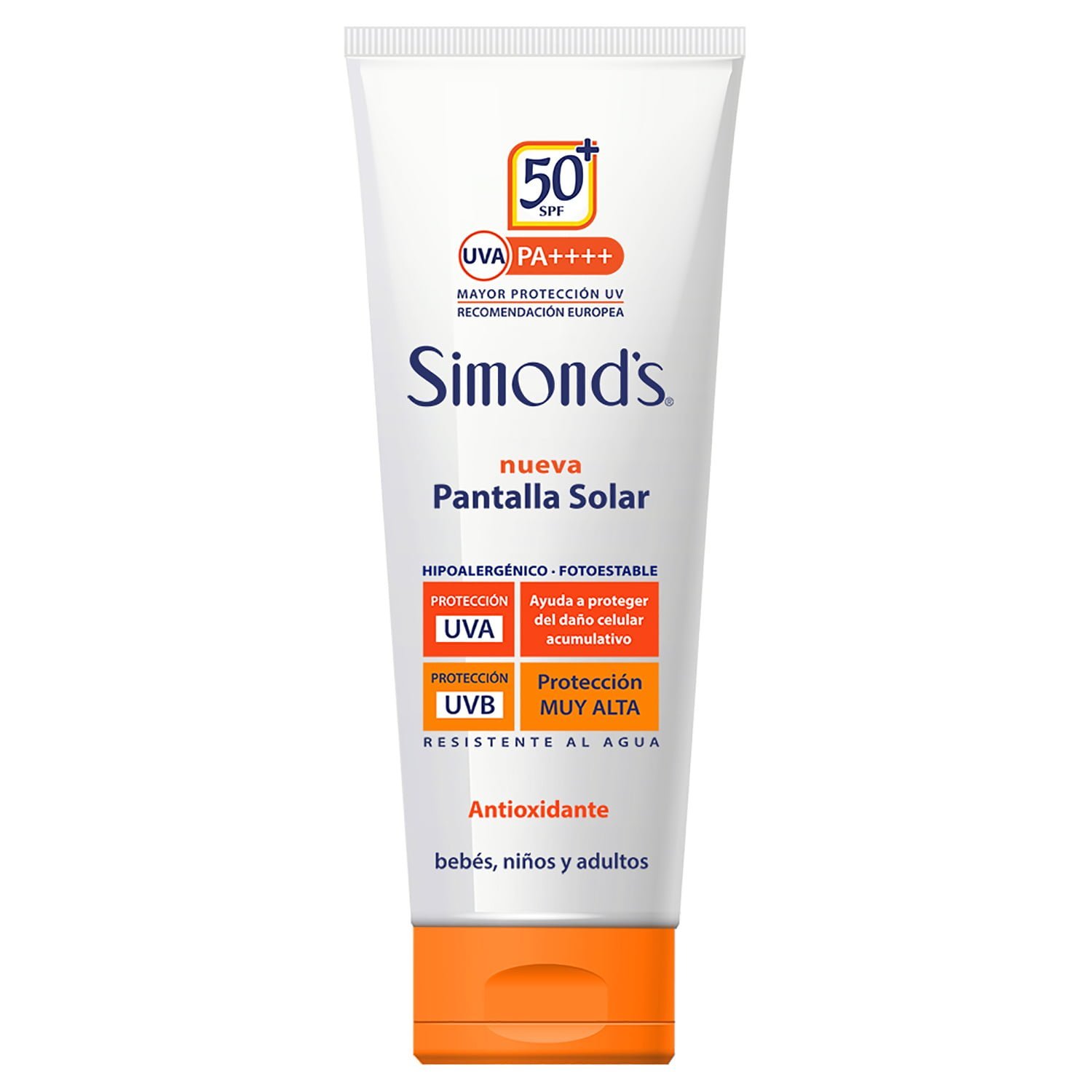 SIMONDS PANTALLA SOLAR FPS50 POMO 50ML